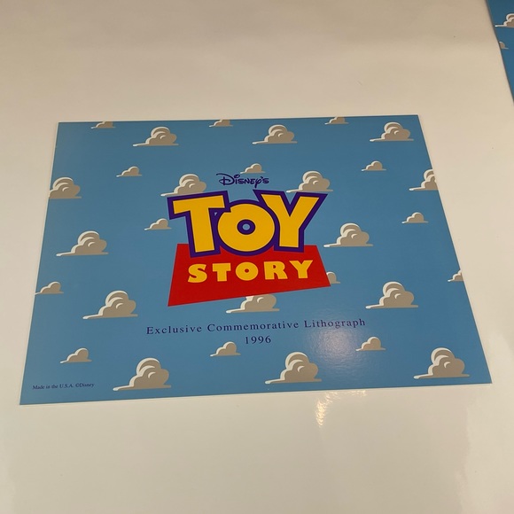 1996 Disneys TOY STORY Exclusive Commemorative Lithograph - Picture 4 of 7